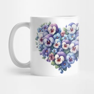 Heart Shaped Flowers Mug